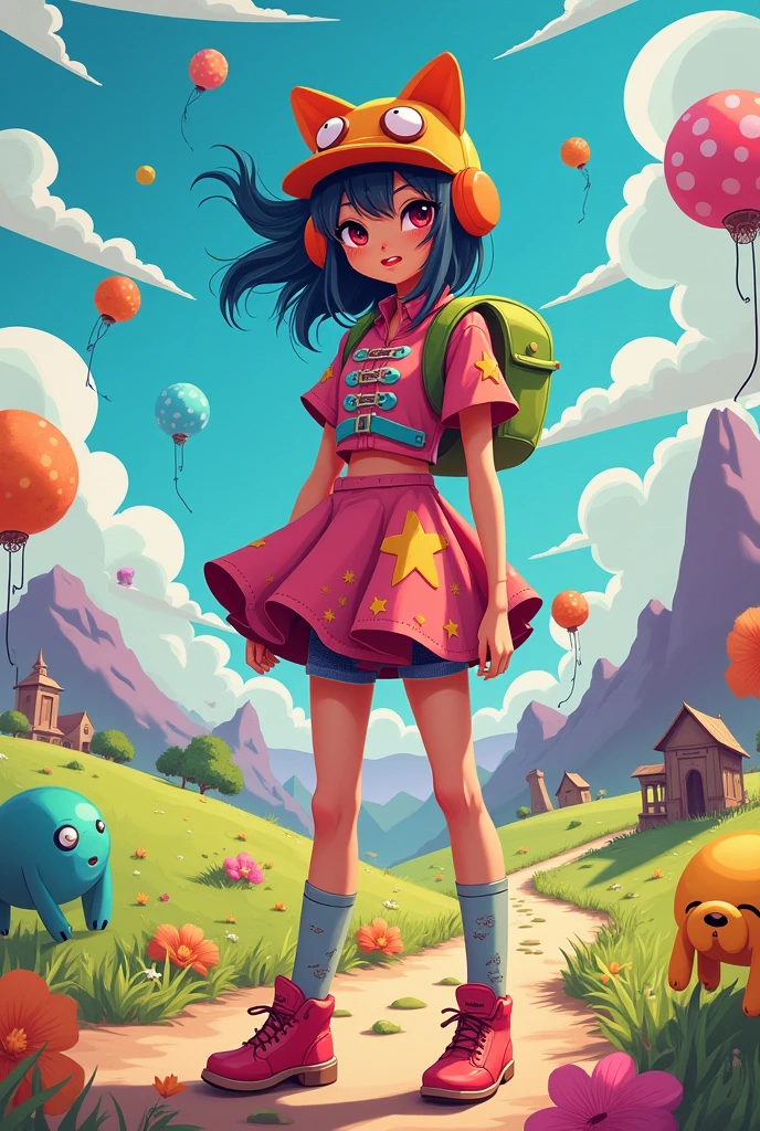 Aventure time fashion desing inspired