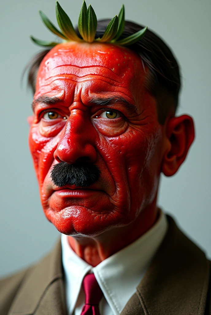 adolf hitler made of strwaberry

