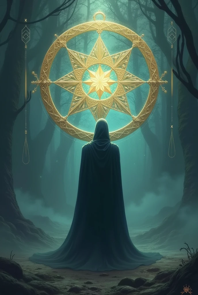 RPG Illustration A circle around a five- or six-pointed star, representing the magician's harmony and balance