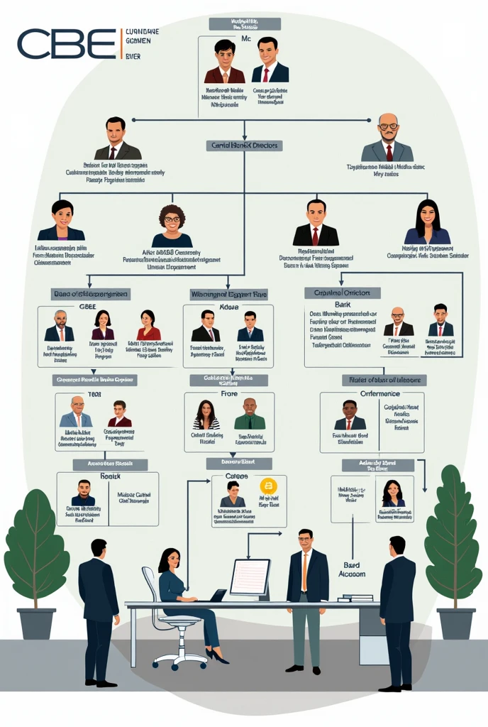 CBE bank organization structure