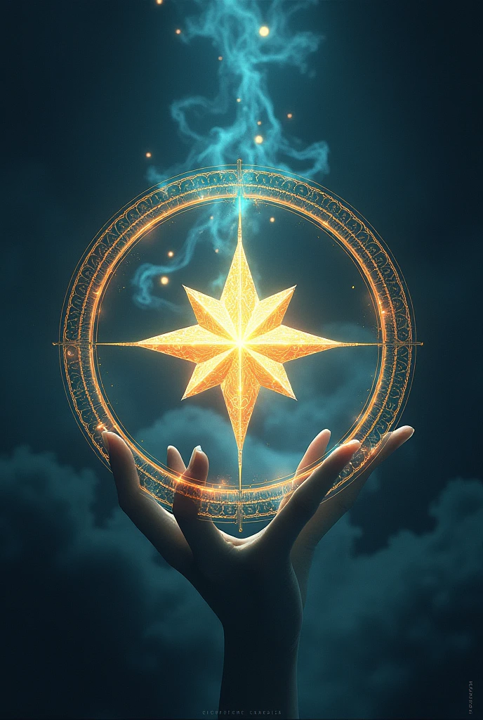 RPG Illustration A circle around a five- or six-pointed star, representing the magician's harmony and balance