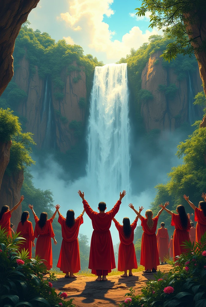 Venezuela beautiful with faith for your country at el salto angel 