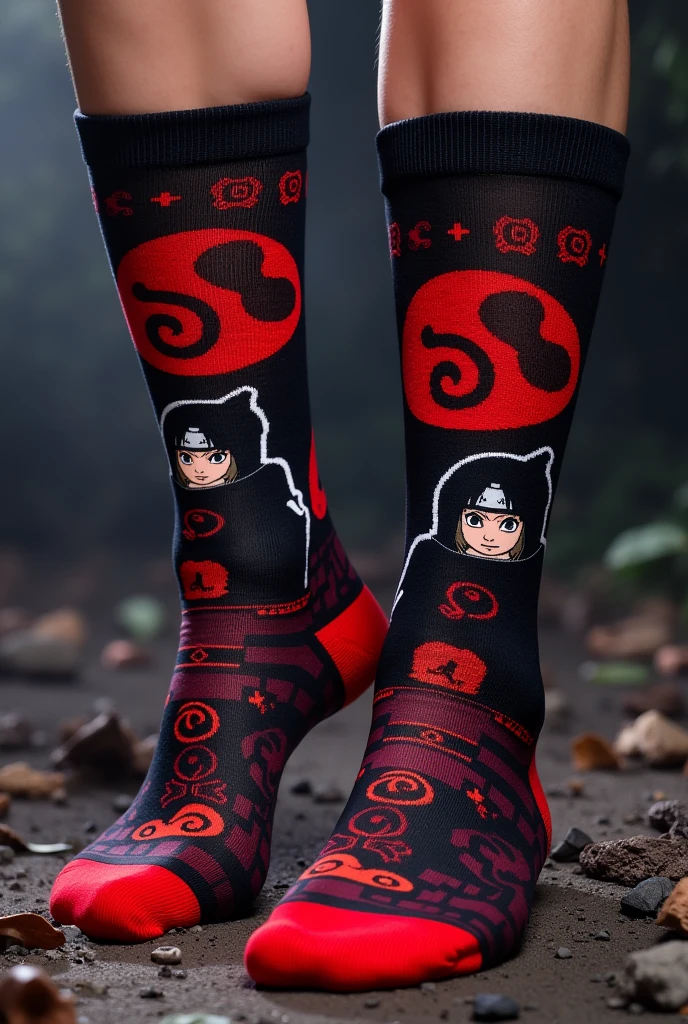 Some Akatsuki socks