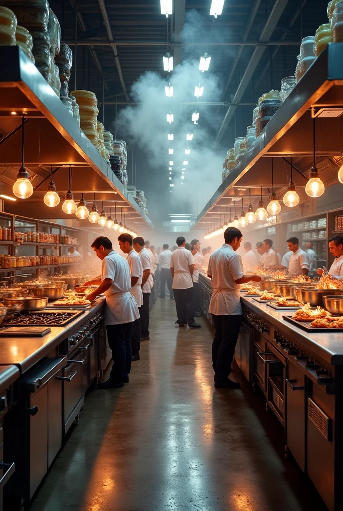 Restaurant kitchen warehouse