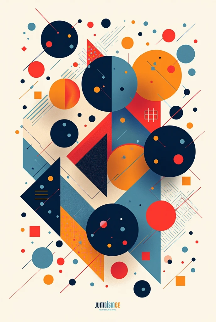 T-shirt with geometric patterns, science funter design, illustration style, best quality images