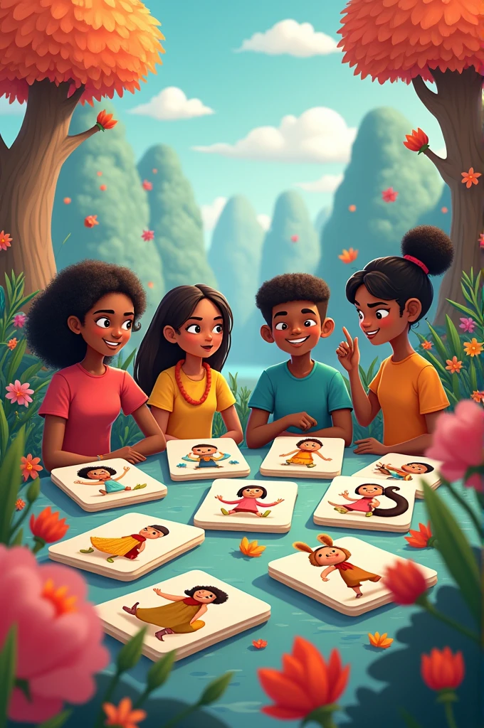 Memory game against racism 

