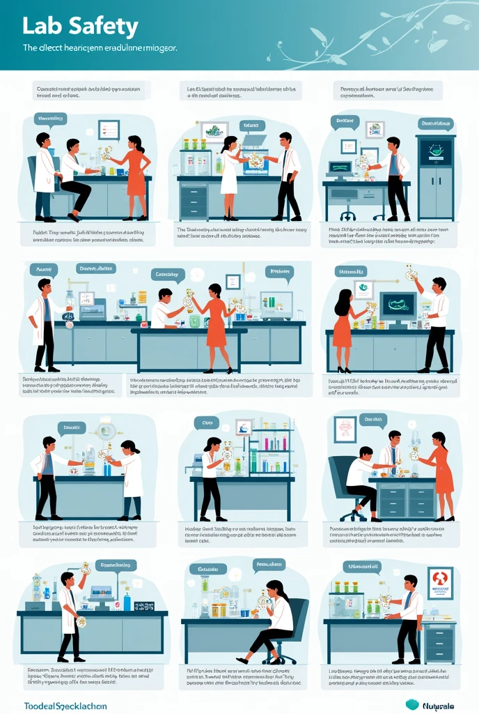 Create a lab safety poster