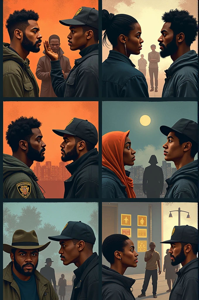 Small images of racism
