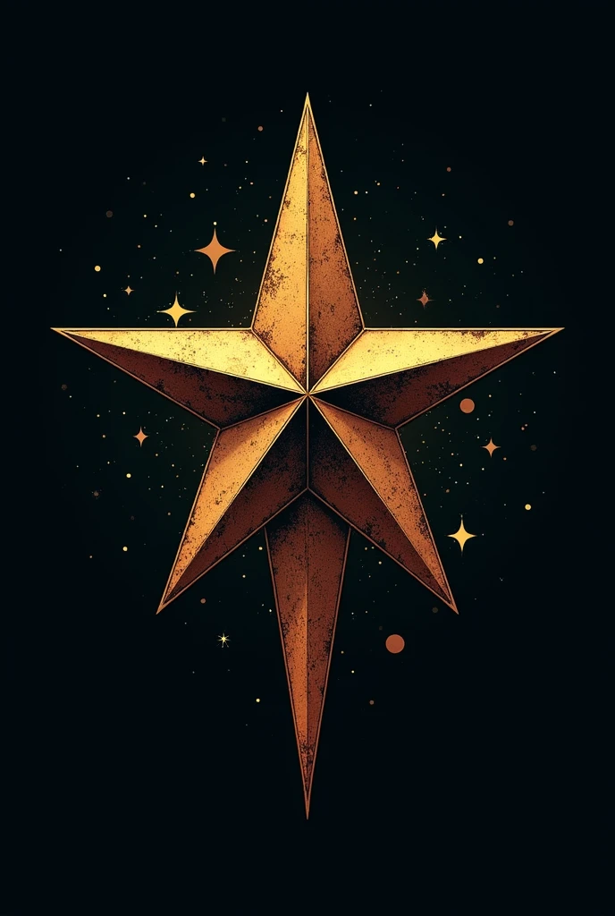 Create a logo with gothic style/retro that says shooting star