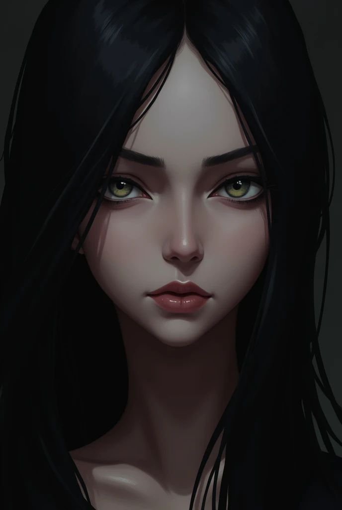 The Seven Deadly Sins Guila, squinting eyes, bare forehead, black hair