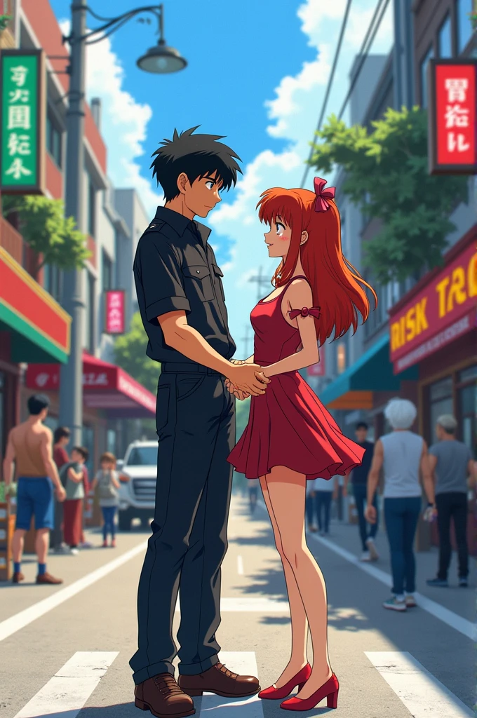 Ranma and Akane on a date