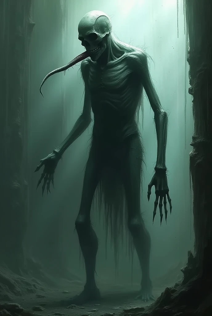 Scp 1471 with her tongue out