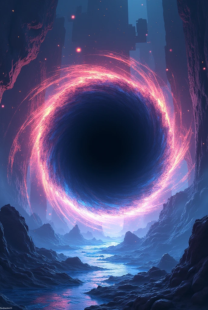 Roblox / aura black hole illustration close up drawing 