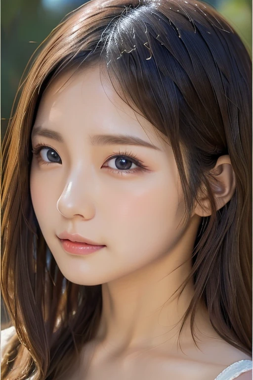 ((Highest quality)),(超High resolution),(Very detailed),(Detailed Description),((The best CG)),(masterpiece),Ultra-detailed art、(Highest quality、8k、32K、masterpiece)、(Realistic)、(Realistic:1.2)、(High resolution)、Very detailed、Very beautiful face and eyes、1 female、Tight waist、Delicate body、(Highest quality、Attention to detail、Rich skin detail)、(Highest quality、8k、Oil paints:1.2)、Very detailed、(Realistic、Realistic:1.37)、Bright colors、Beautiful Japanese Women、Detailed face、Smooth Skin、