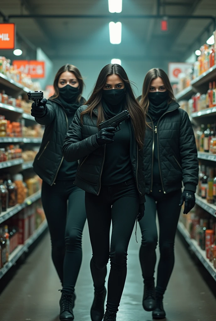 3 women who hold up a supermarket