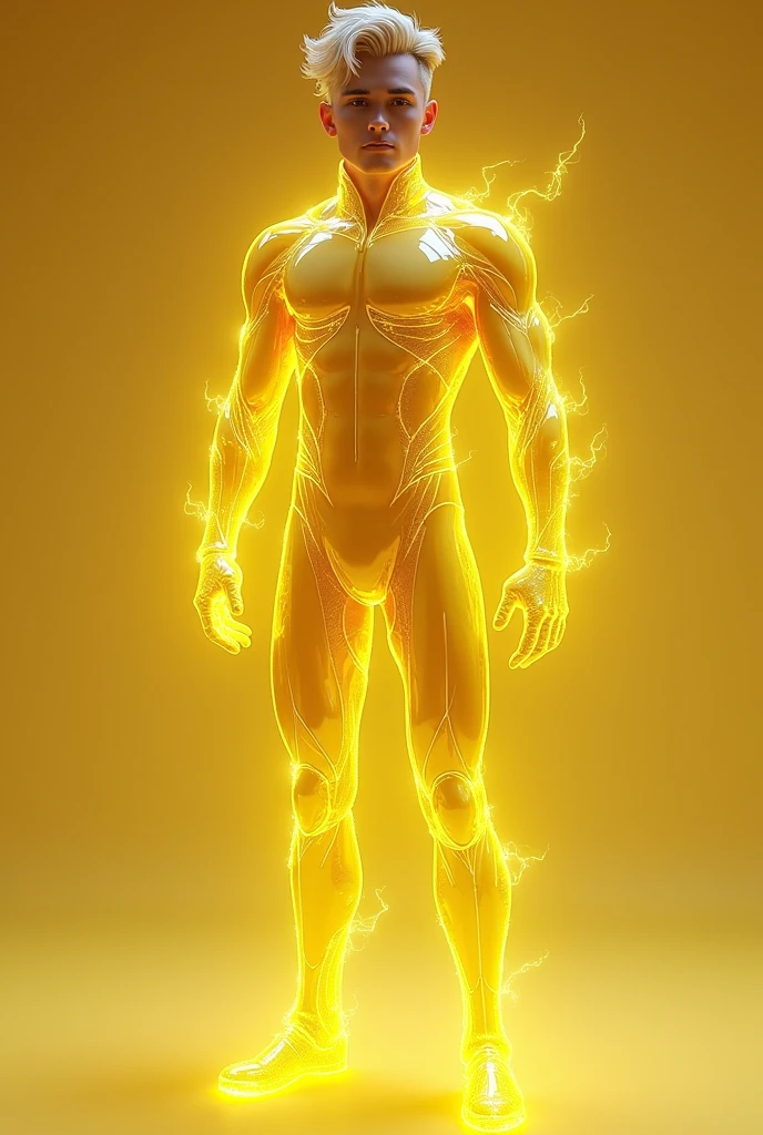 An anime character with the power of yellow thunder