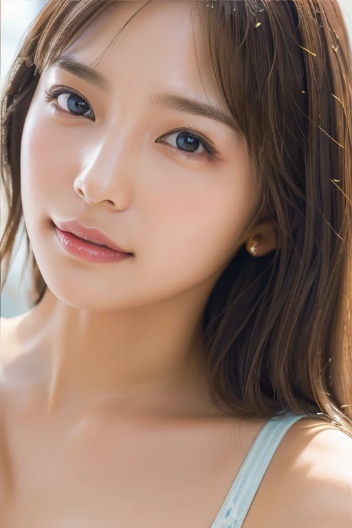 ((Highest quality)),(超High resolution),(Very detailed),(Detailed Description),((The best CG)),(masterpiece),Ultra-detailed art、(Highest quality、8k、32K、masterpiece)、(Realistic)、(Realistic:1.2)、(High resolution)、Very detailed、Very beautiful face and eyes、1 female、Tight waist、Delicate body、(Highest quality、Attention to detail、Rich skin detail)、(Highest quality、8k、Oil paints:1.2)、Very detailed、(Realistic、Realistic:1.37)、Bright colors、Beautiful Japanese Women、Detailed face、Smooth Skin、