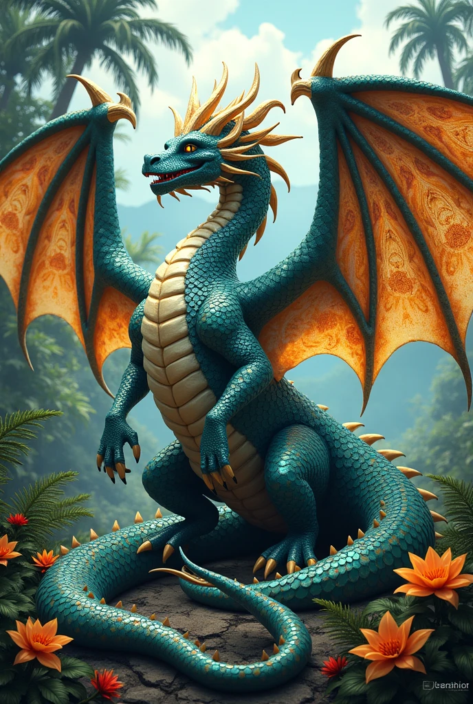 A Dominican dragon