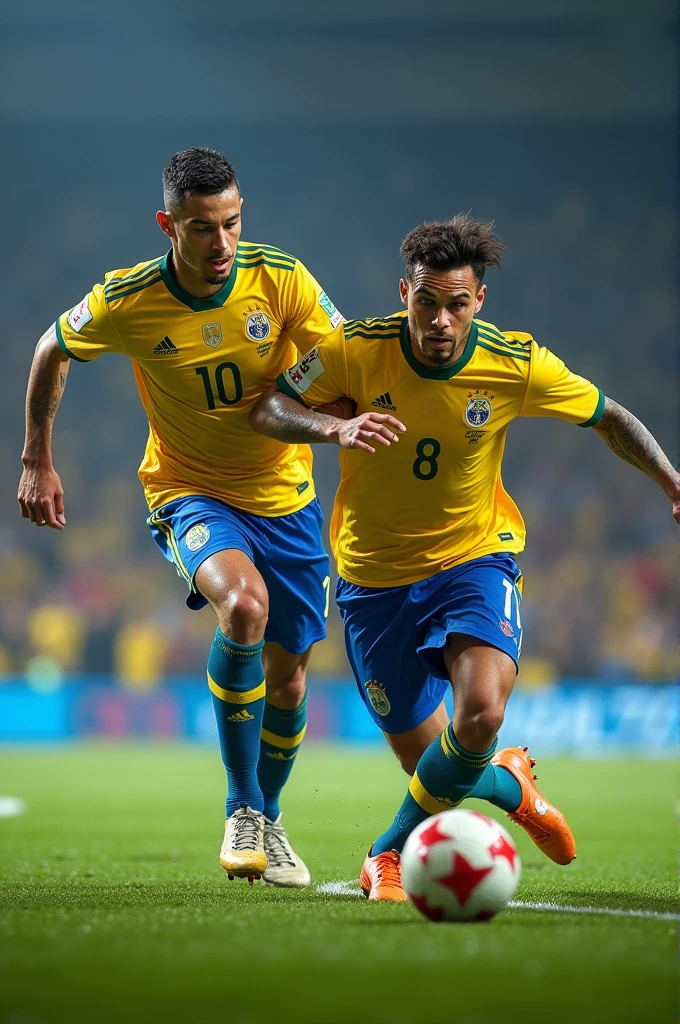 Cristiano Ronaldo and Neymar Jr together