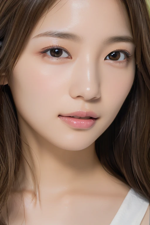 ((Highest quality)),(超High resolution),(Very detailed),(Detailed Description),((The best CG)),(masterpiece),Ultra-detailed art、(Highest quality、8k、32K、masterpiece)、(Realistic)、(Realistic:1.2)、(High resolution)、Very detailed、Very beautiful face and eyes、1 female、Tight waist、Delicate body、(Highest quality、Attention to detail、Rich skin detail)、(Highest quality、8k、Oil paints:1.2)、Very detailed、(Realistic、Realistic:1.37)、Bright colors、Beautiful Japanese Women、Detailed face、Smooth Skin、