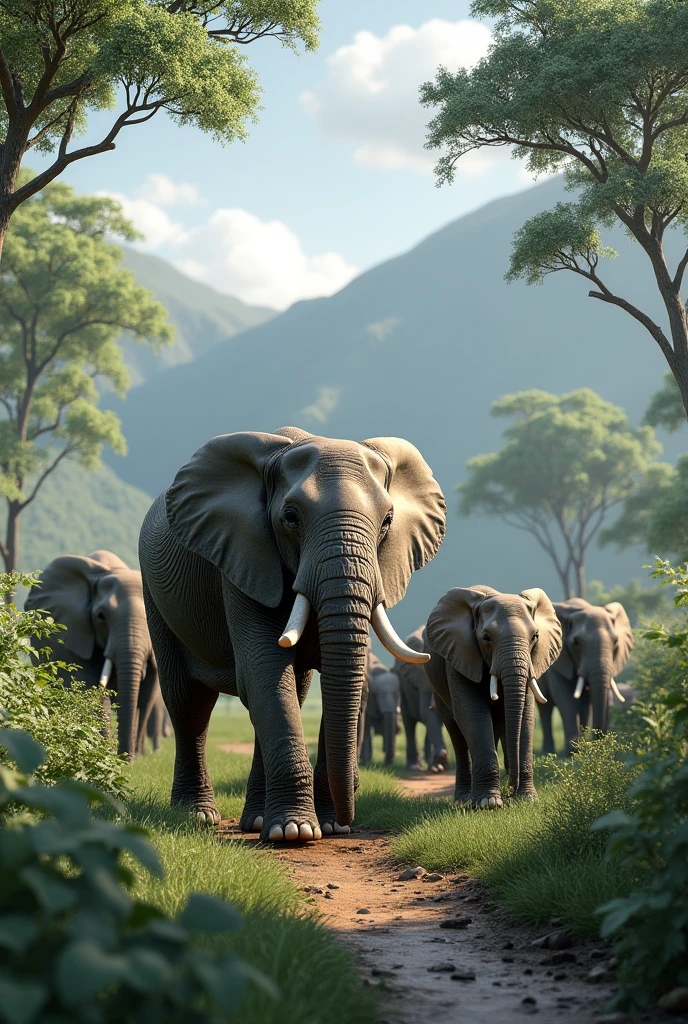 Elephant troop