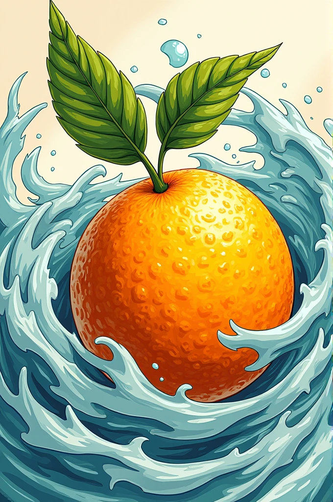 One piece style fruit wrapped in wind