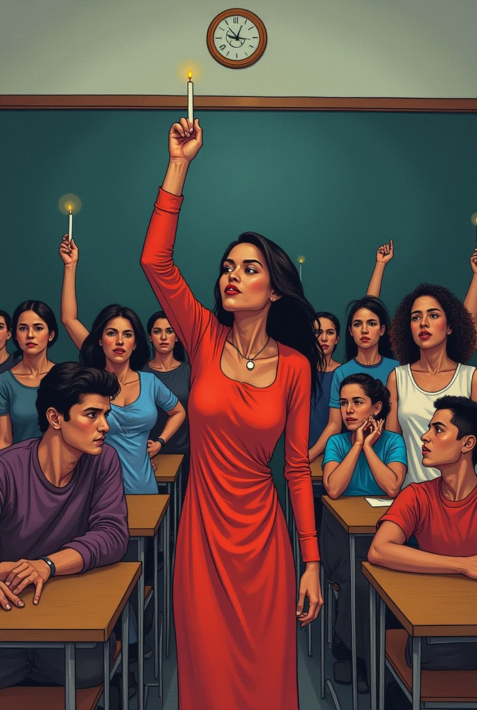 Urgent action against sexual violence in Ecuadorian classrooms, COLOR DRAWING 