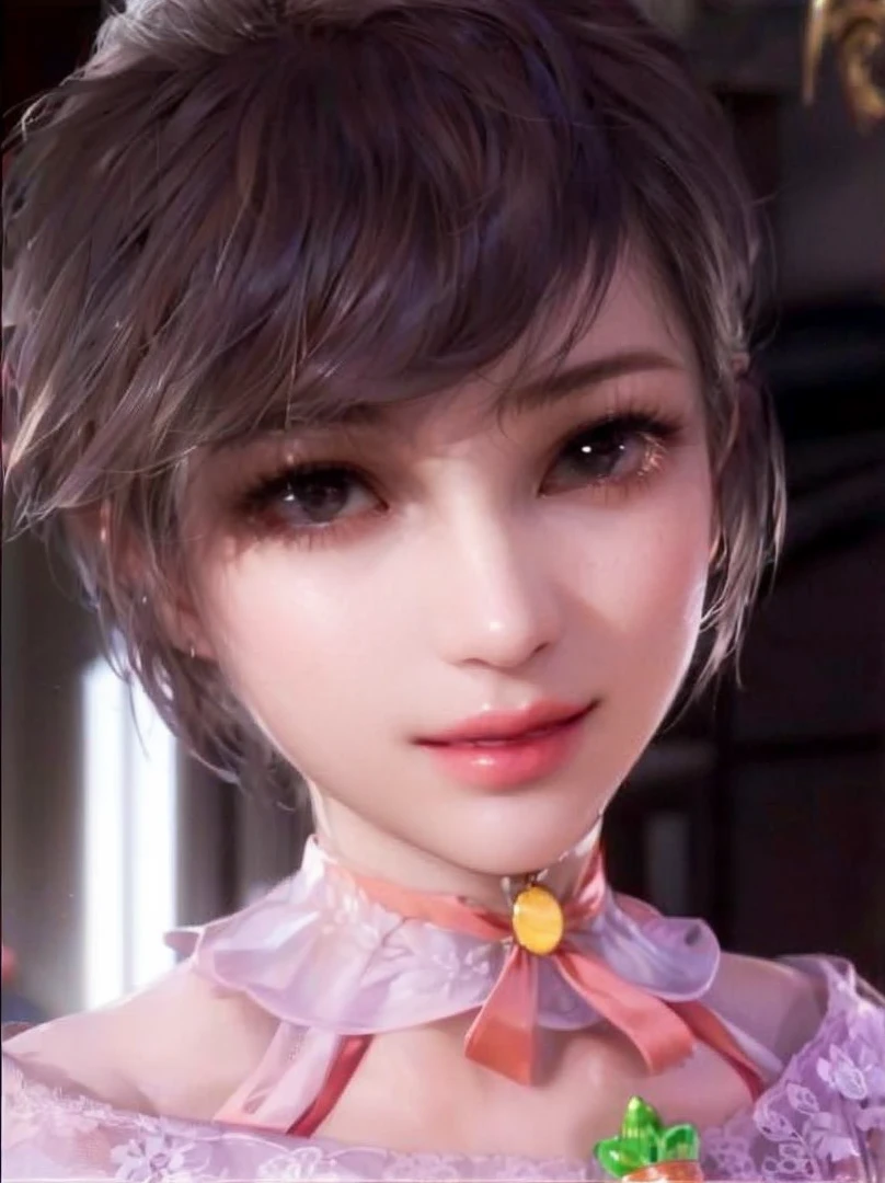 143
(20 year old woman), (surreal), (High level image quality), ((beautiful hairstyle 46)), ((short hair:1.46)), (breasted:1.1), (lipsticks)