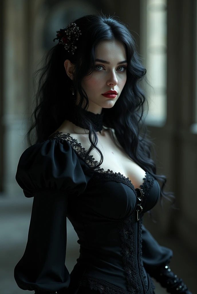 Hot gothic woman