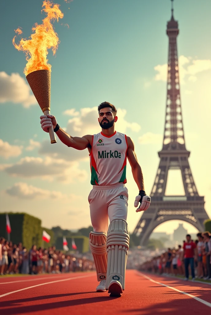 Virat Kohli in paris Olympic 