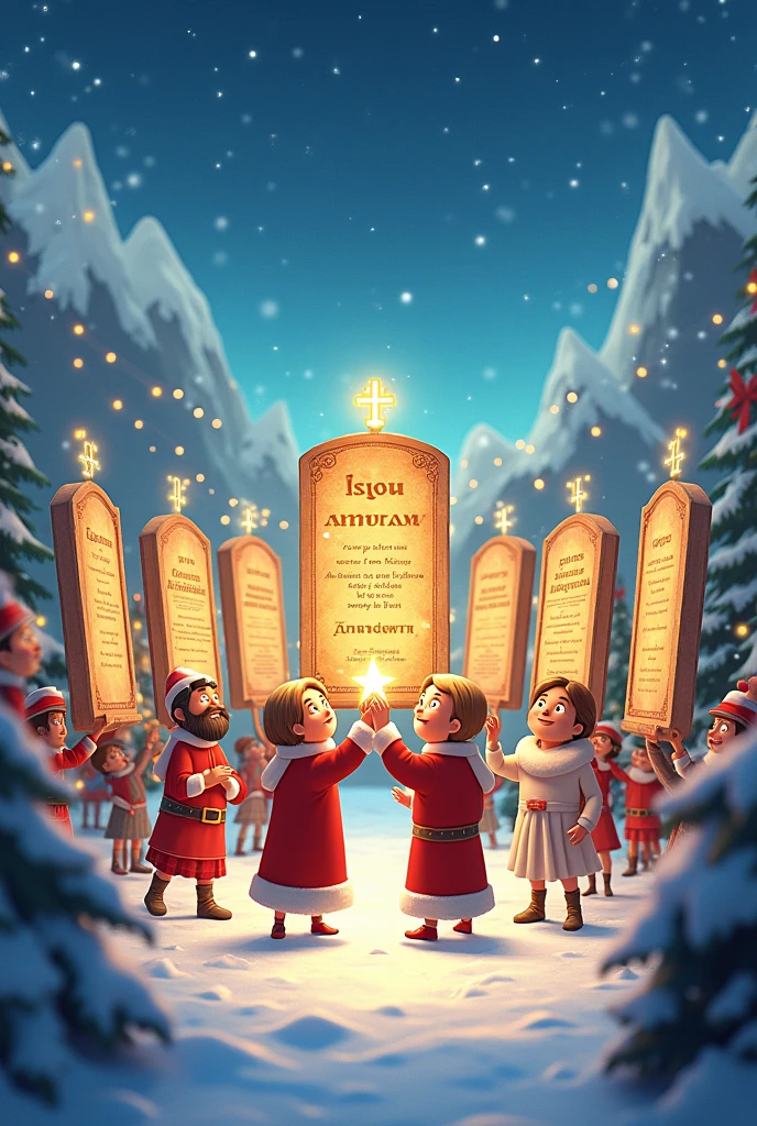 Image you shall sanctify the holidays commandments in animated