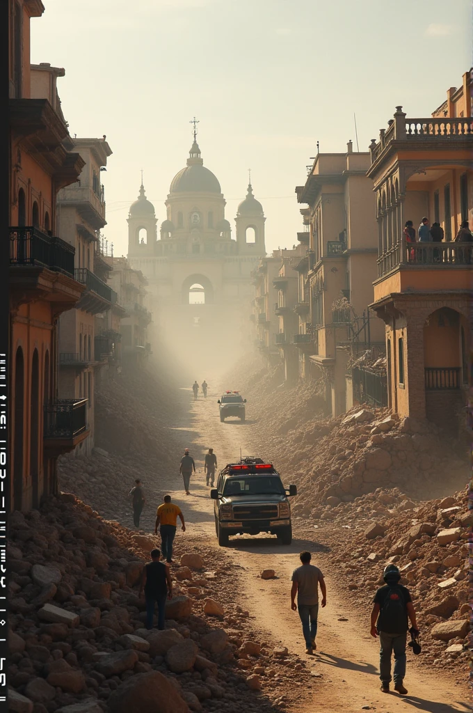 A news item about the earthquake of August 15, 2007 in Pisco, Ica region, Peru