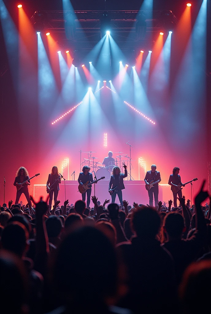 Create a rock concert with sound and timpani