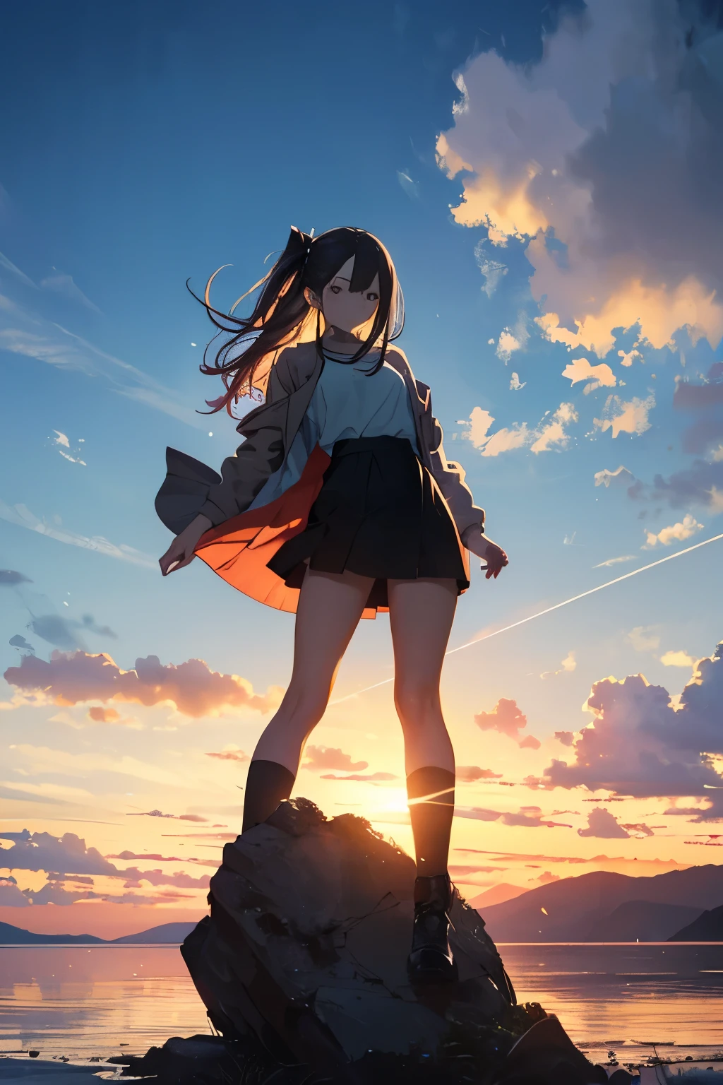 (((Perfect photo))), one person's, alone, , Azusa Nakano, , Jacket, View your viewers, smile、((濡れたBetween the legs)), SFW with hidden breasts, Big ample breasts!, SFW Big, Beautiful and seductive anime woman, Big ample breasts!!, Bust ratio adopted, Highest quality, Official Art, Best Anatomy, ((Super shiny bike shorts,:1.5))、Glowing Skin、Cowboy Shot, (From belowの超クローズアップ)、(((From below、Between the legs,頭と胸とBetween the legsを画面の中央に超フォーカスします:1.8)))、Ultra gloss body paint、(((Sleep on your back in a spaceship)))、(((Division diagram)))