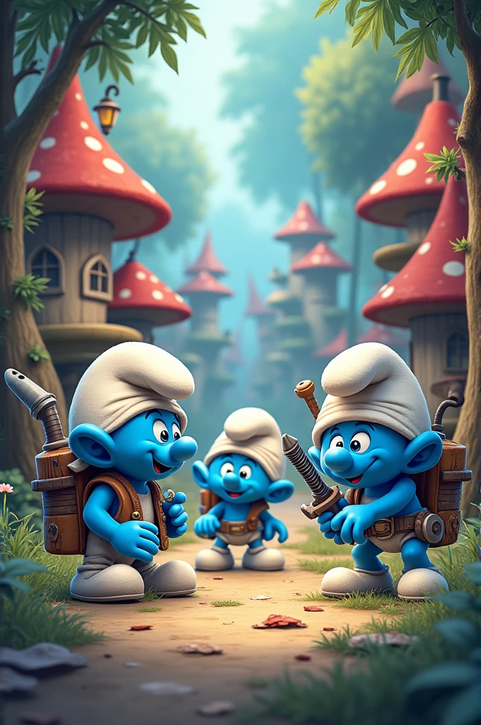 Equip the Smurfs 