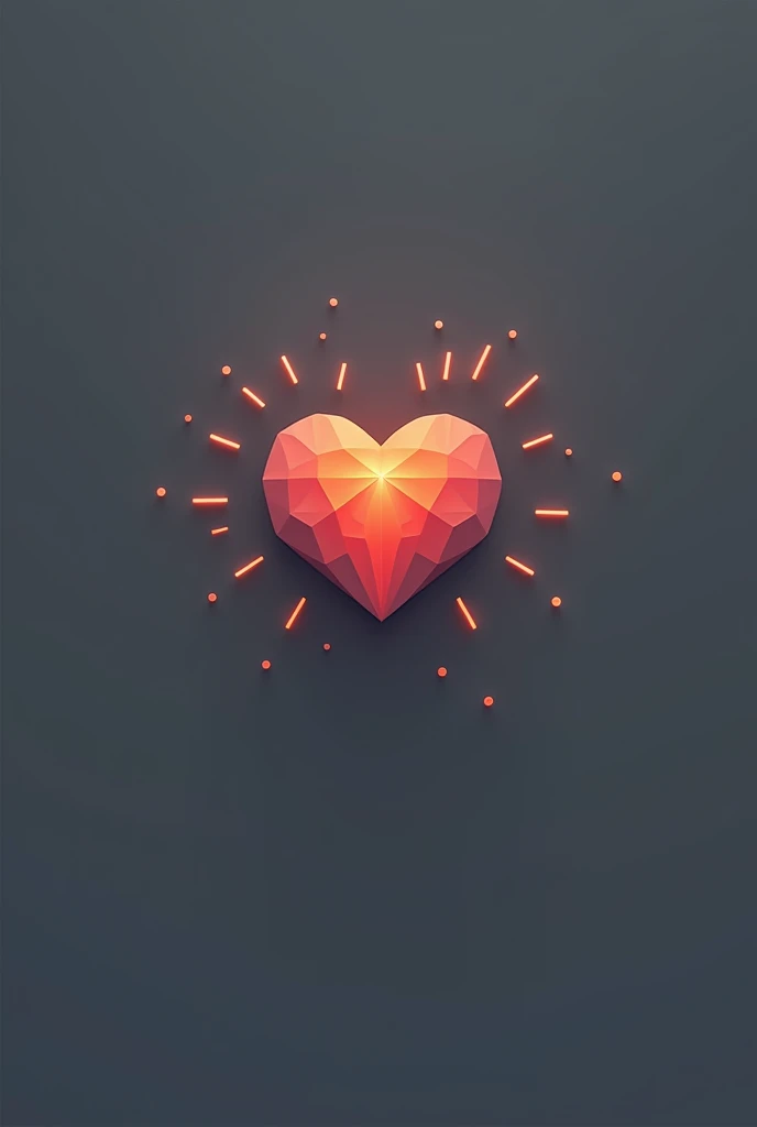 Simplicity,Facet,logo,Heart beacon,atmosphere,Generate flags