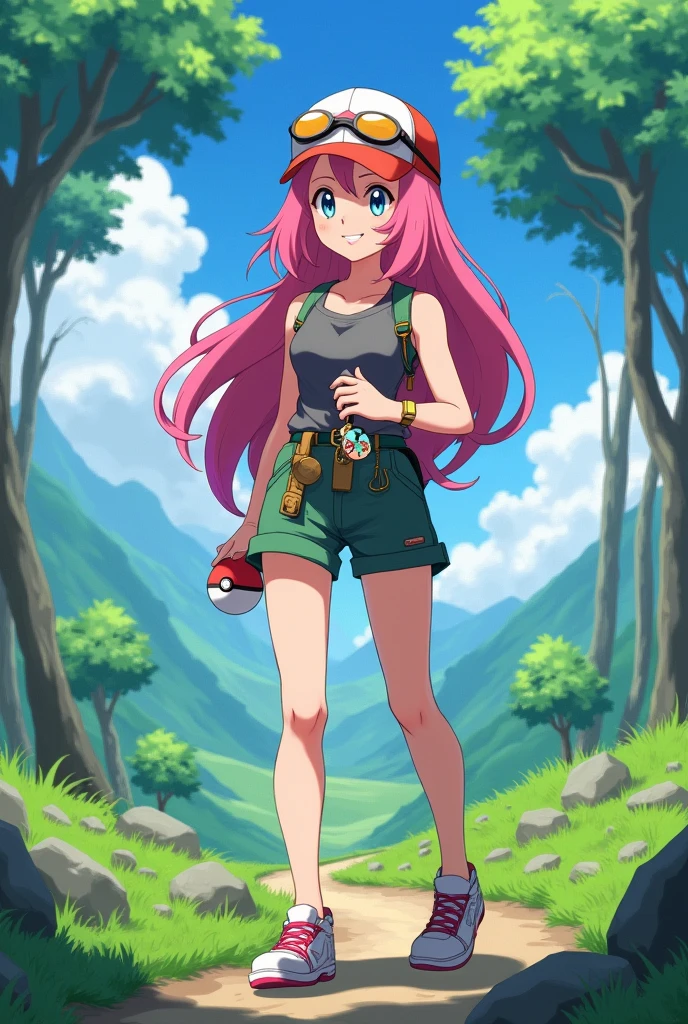 Pokémon trainer similar do Ai Hoshino from Oshi do Ko