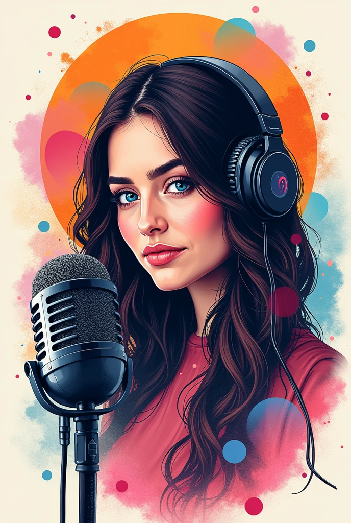I want a profile cover photo for my Tik Tok channel of Podcast cuts