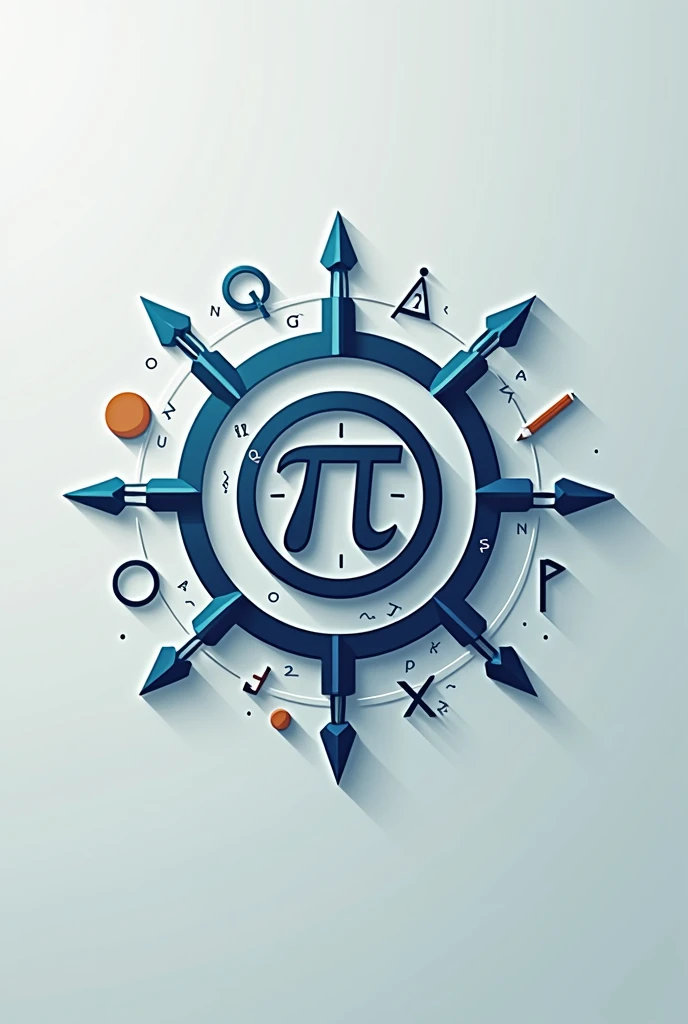 Logo for math contest add more things related to all branches of mathematics simplify it. a bit, The elements are fine but they are not appreciated. Use PI more.