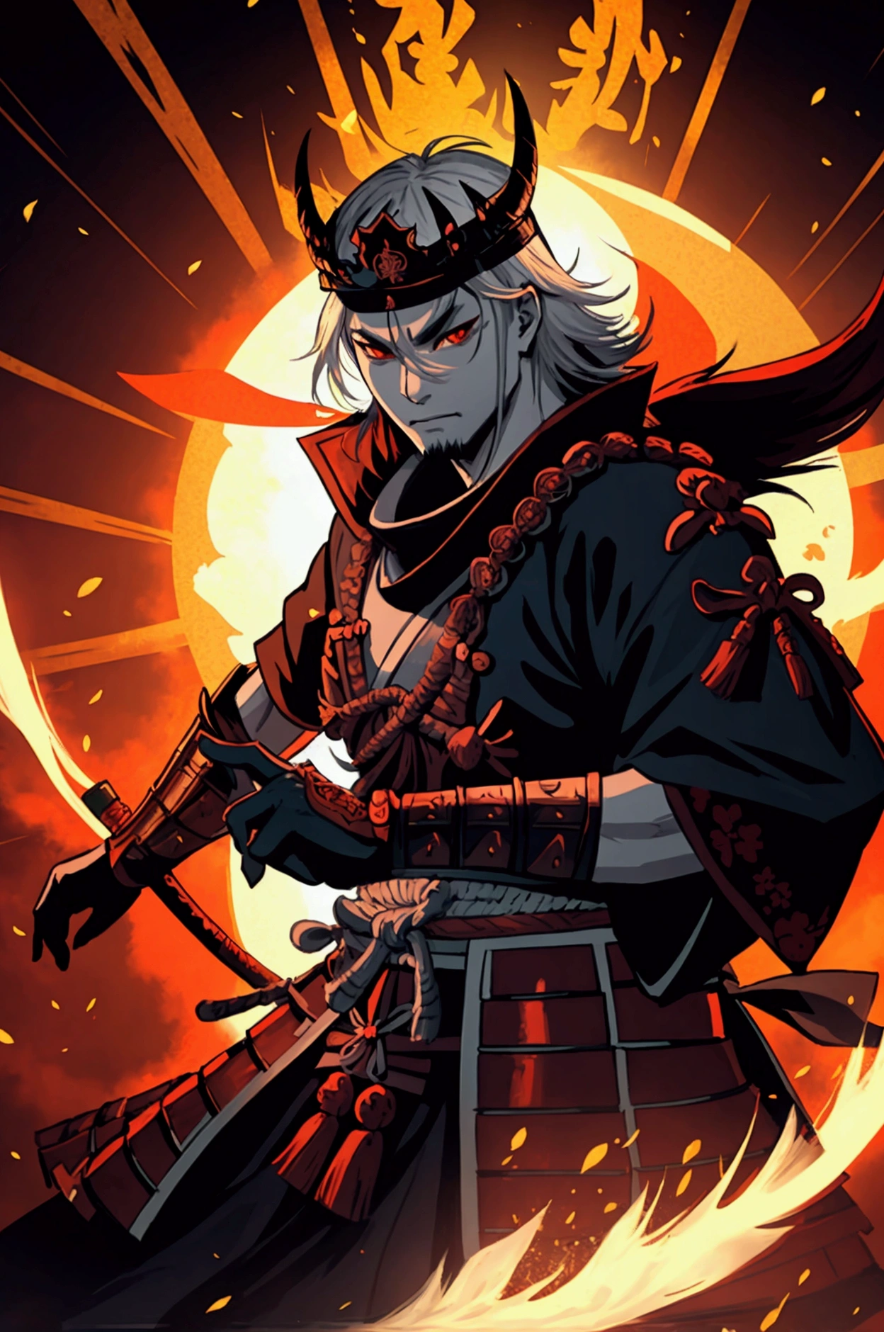 Samurai demon king
