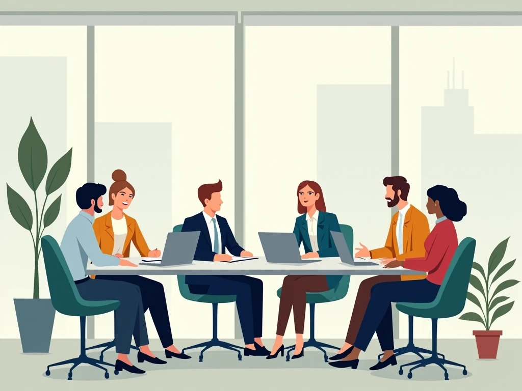 office,A lot of people sit together,Meeting,Meeting,flat design