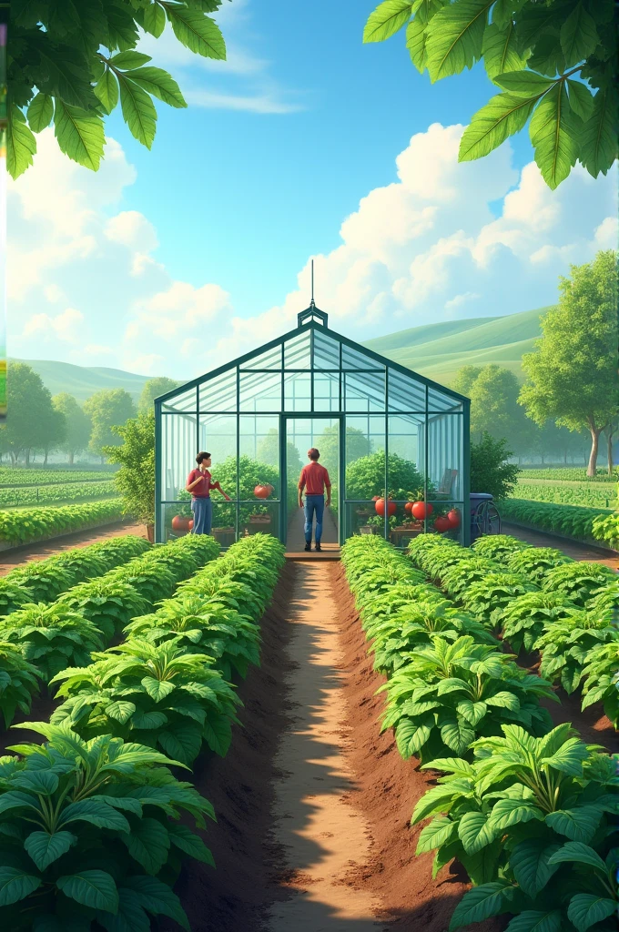 Green house tomatoes and cleaning services