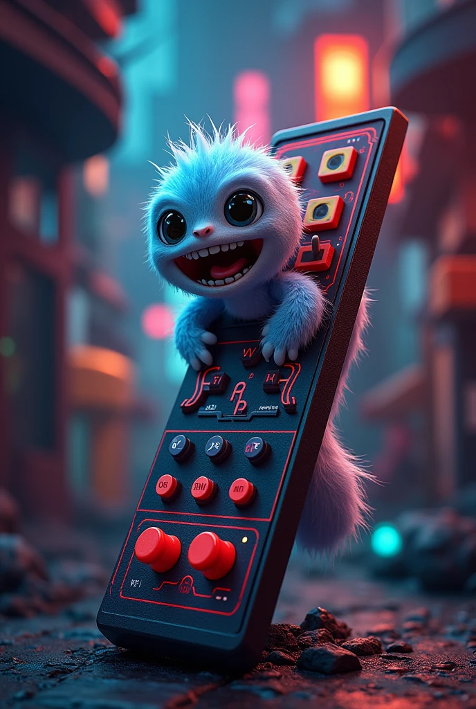 I would like to create a bookmark with the design of the It Thing and some video game remote controls.