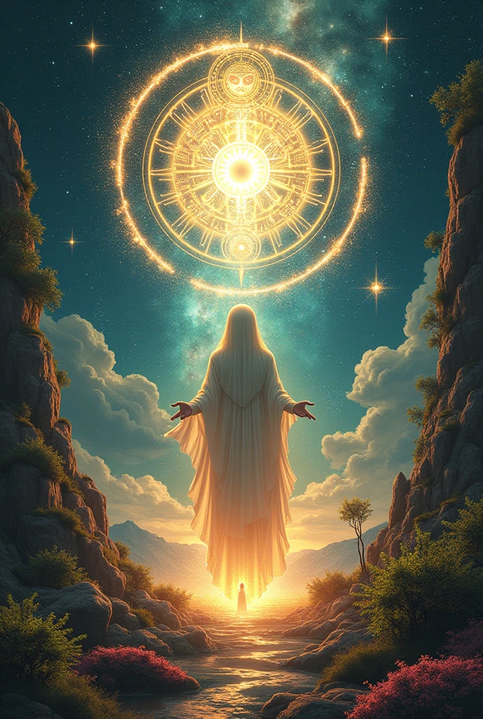 God culture and science illustration
