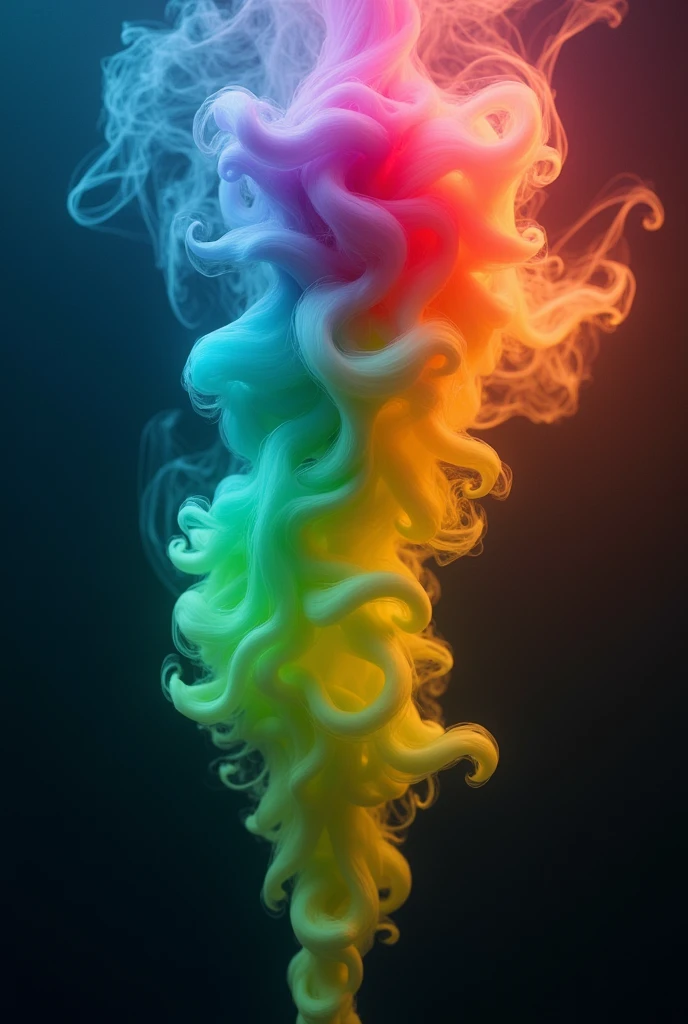dark blue, Apple green and fluorescent yellow in smoke effect 

