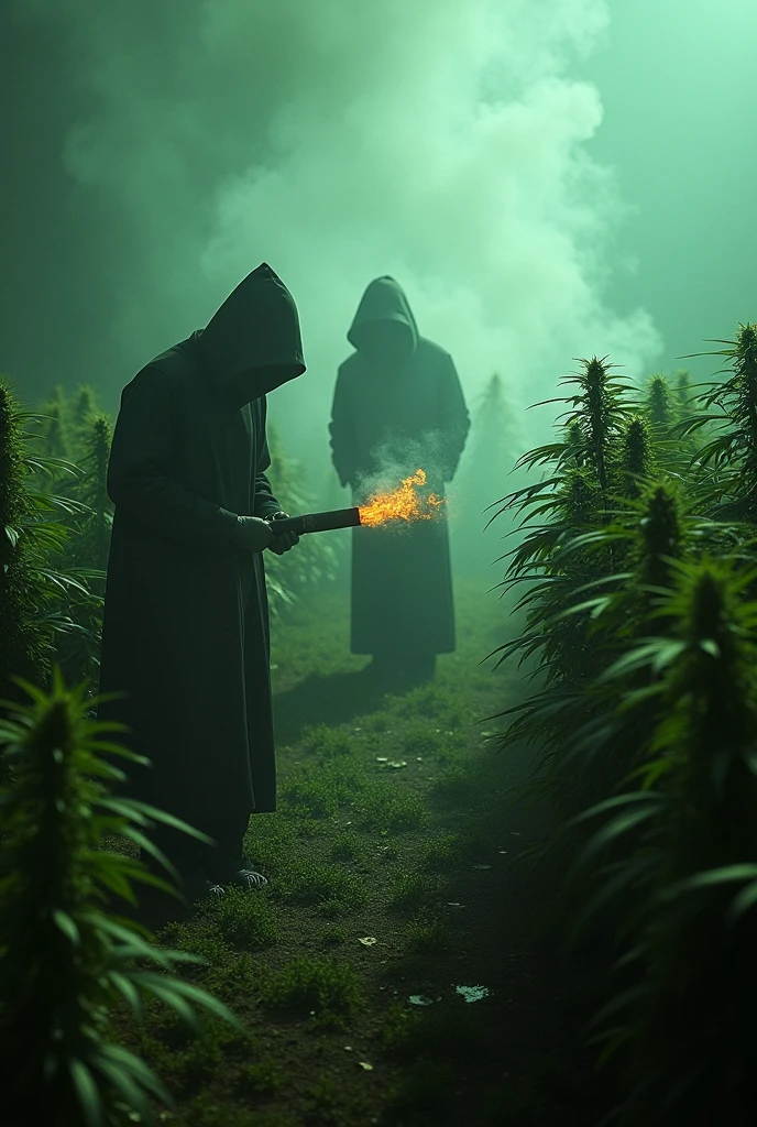 It creates an image of “weed burners” but the weed is actually marijuana