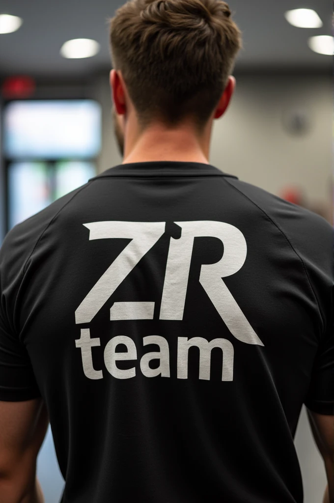 shirt with name "ZR team" written jiu-jitsu