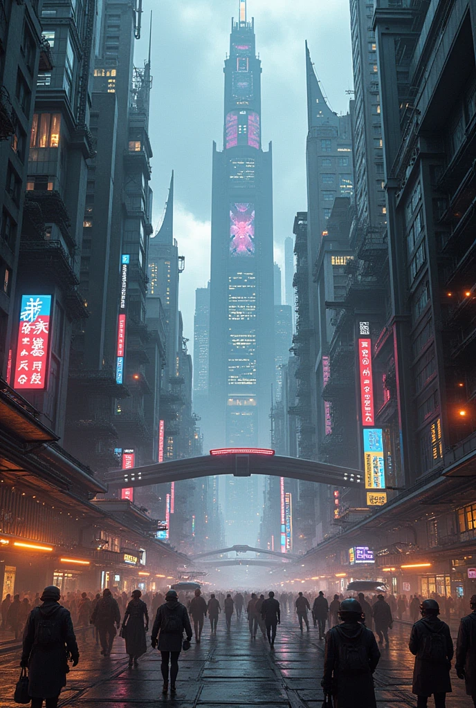 Futuristic Cyberpunk City 