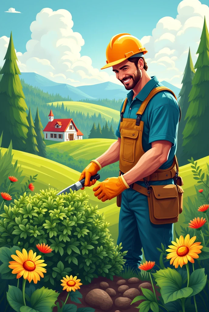 Flyer for landscaping in the United States