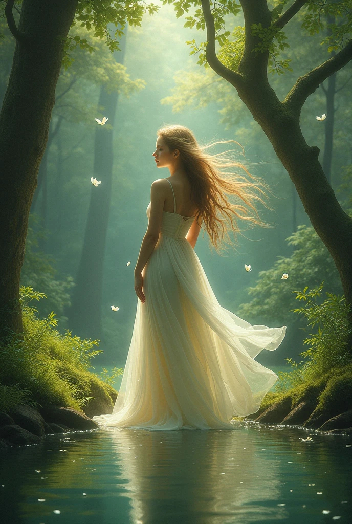 woman in nature